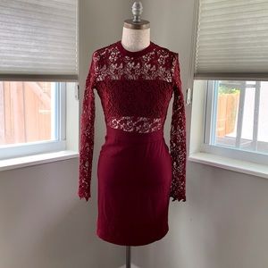 Lace cocktail dress
